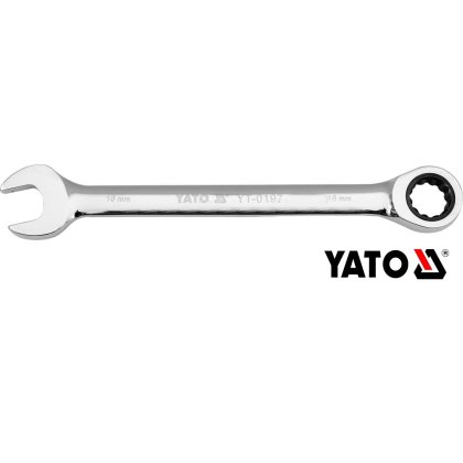 Račňový očko vidlicový kľúč 10mm rovný YATO
