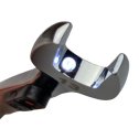 Račňový očko vidlicový kľúč 13 mm rovný s LED ADLER