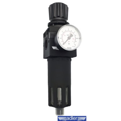 Regulátor tlaku vzduchu s filtrom a manometrom do 12 bar 1/2" Adler MAXY