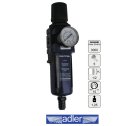 Regulátor tlaku vzduchu s filtrom a manometrom do 10 bar 1/2" Adler Industrial