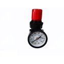 Regulátor tlaku vzduchu - membránový s manometrom do 10 bar 1/4" ADLER