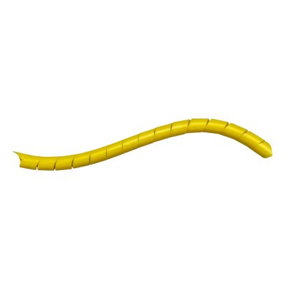Ochranný špirálovitý plastový obal na hadice od Ø  12 - 22 mm - žltý   1M