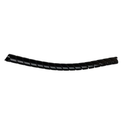 Ochranný špirálovitý plastový obal na hadice od Ø  13 - 18 mm - čierny  1M