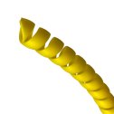 Ochranný špirálovitý plastový obal na hadice od Ø  8 - 18 mm - žltý   1M