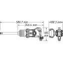 Pneumatický rázový uťahovák 1" s predĺženým vretenom 3400 Nm HAZET 