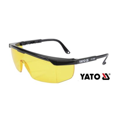 Ochranné okuliare žlté UV filter YATO
