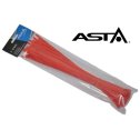 Viazacie sťahovacie pásky 5x250 mm 50 ks červené ASTA