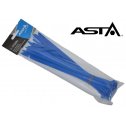 Viazacie sťahovacie pásky 5x30 0mm 50 ks modré ASTA