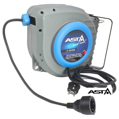 Automatický bubnový navíjač elektrického kábla 15m ASTA
