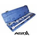 Momentový kľúč 1/2" 40 - 210 Nm + výmenné hlavice  ASTA