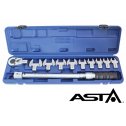 Momentový kľúč 1/2" 40 - 210 Nm + výmenné hlavice  ASTA