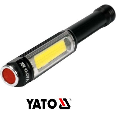 Lampa pracovná inšpekčná COB LED 400LM  3AA, IP44   YATO