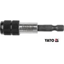 Držiak bitov 6mm 1/4", L60 mm,  stopkový, rýchloupínací  YATO 