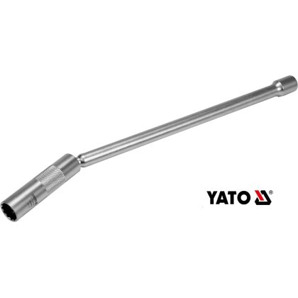 Kľúč na zapaľovacie sviečky 16mm 3/8" - kĺbový, L 310mm  YATO