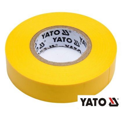 Elektroizolačná lepiaca PVC páska 15mm x 20m - žltá  YATO