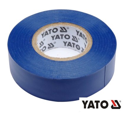 Elektroizolačná lepiaca PVC páska 19mm x 20m - modrá  YATO