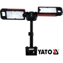 Reflektor LED stojanový s duálnym napájaním 5000 Lm, mobilný, skládací do puzdra   YATO