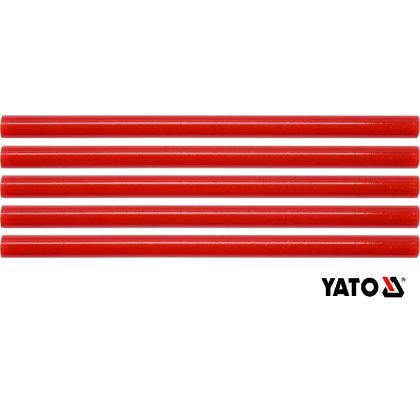 Lepiace tavné tyčinky 11,2 x 200 mm  5 ks  - červené  YATO