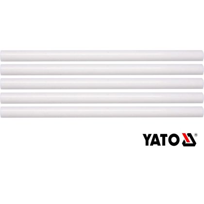 Lepiace tavné tyčinky 11,2 x 200 mm  5 ks  - biele  YATO