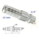 Rýchlospojka s výstupom na hadicu 1/4"  12 mm