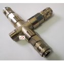 Rozdeľovač  typu T  3/8" vonkajší závit ADLER