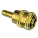 Rýchlospojka pre spojenie hadice 6 mm - vstup pre konektor 1/4" mosadz