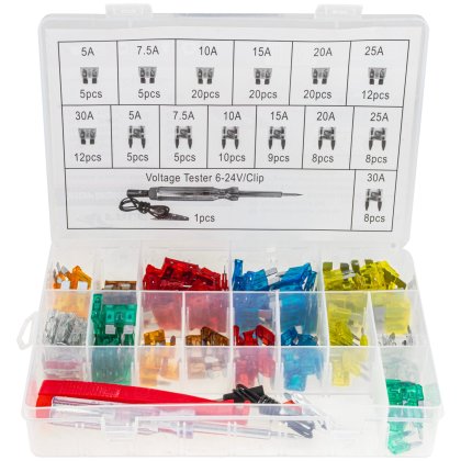 Autopoistky nožové  MINI a STANDARD 5 - 30A + skúšačka napätia