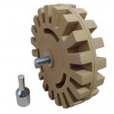 Gumový kotúč ozubený pre odstraňovanie lepidla 100 x 25mm PREMIUM