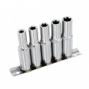 Nadstavce dlhé 3/8" TORX E8-E14  5ks -pružinová lišta