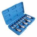 Nadstavce TORX 5-hranné s otvorom TS8 - TS60  1/4", 3/8", 1/2" - sada 12 ks