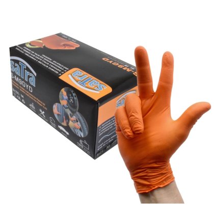 Rukavice jednorázové nitrilové GRIP M  100 ks
