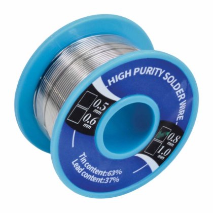 Spájkovací cínový drôt 0,8 mm 50g SATRA