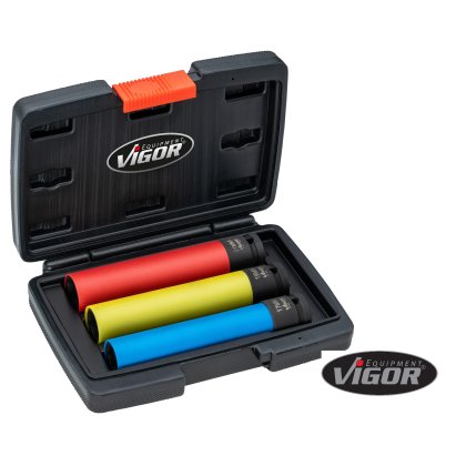 Nadstavce pre montáž a demontáž zliatinových diskov 17,19, 21mm 150mm   VIGOR