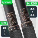 Momentový kľúč 1/4" 2 - 24 Nm WUBER