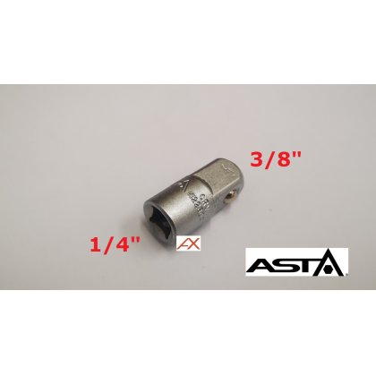 Redukčný nadstavec 1/4" x  3/8"  L25mm CrV ASTA