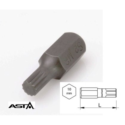 Bit 10mm XZN M8 L30mm S2 ASTA
