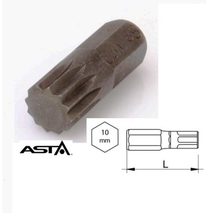 Bit 10mm XZN M12 L30mm S2 ASTA