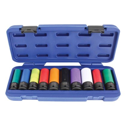 Nadstavce na hliníkové disky 1/2"   15-27mm - sada 10 ks  ASTA