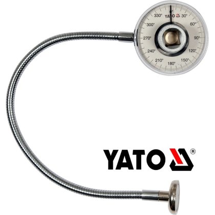 Uhlomer pre uhlové doťahovanie skrutiek 1/2"  + flexibilný magnet  YATO